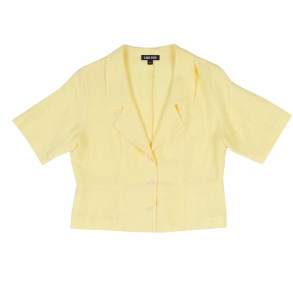 Ilana Kohn Yellow Crop Top